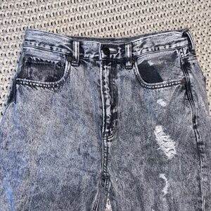 American Eagle Outfitters Skinny Jeans – Women’s 6 Long – Gray/Black Distressed
